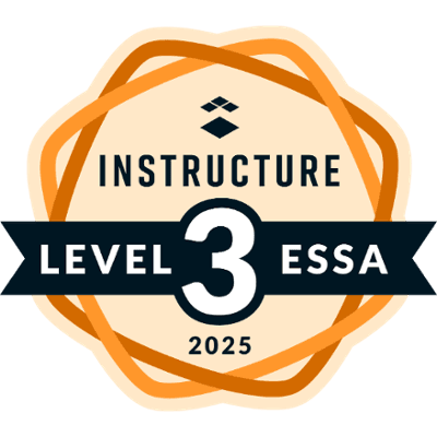 Instructure ESSA Level III 2025 badge