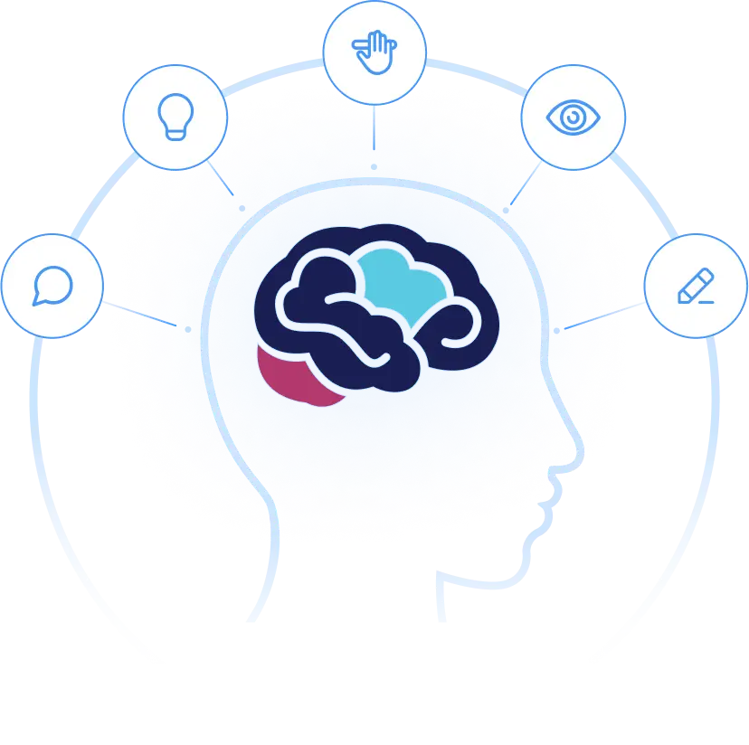 Our Approach — brain illustration