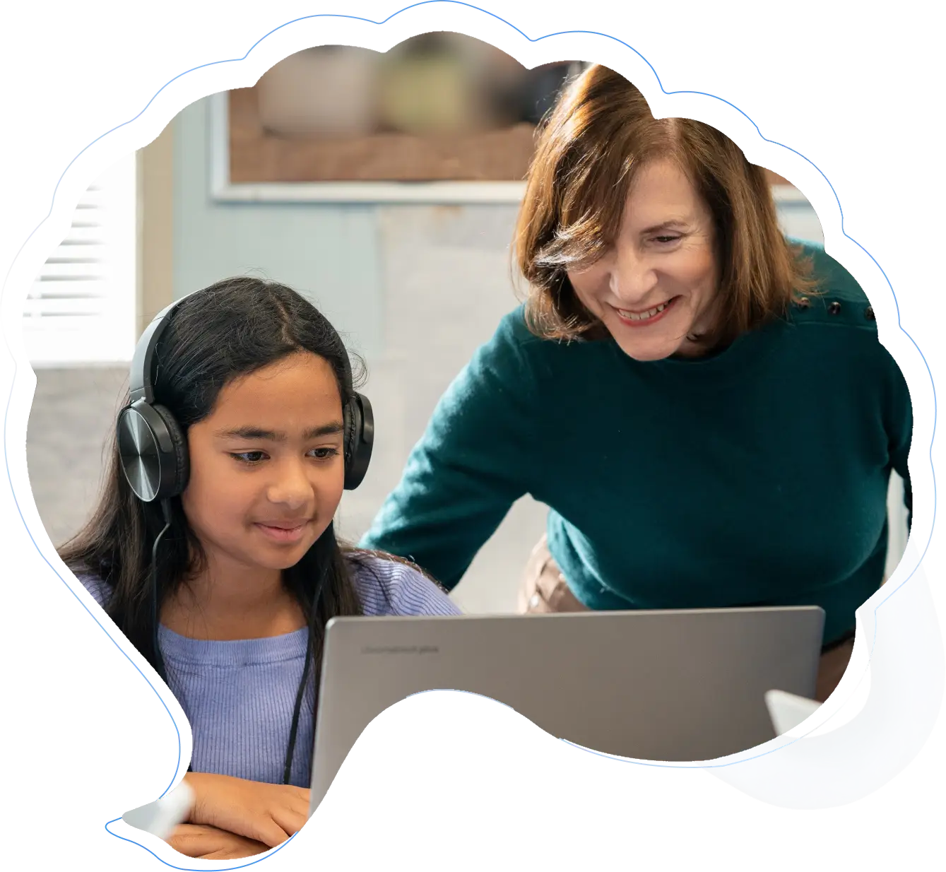 Teacher and student using BrainScience