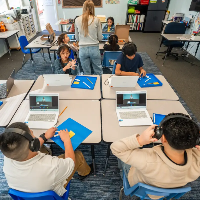 Classroom using BrainScience tools